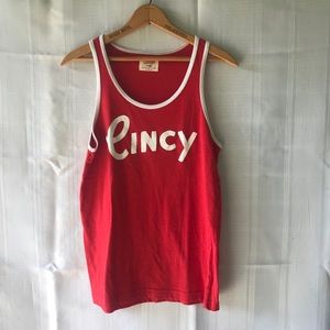 HOMAGE Red Cincinnati Tank Top